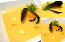 Sopa de mejillones con hinojo y naranja1